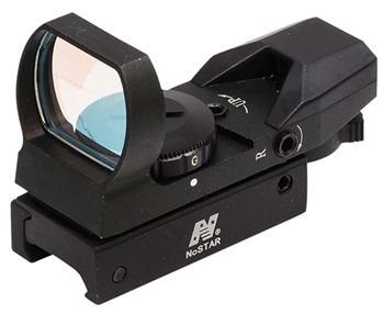 Ncstar / Vism 70823 NcStar D4RGB Reflex Optic  Black Anodized 1x 24x34mm 3 MOA Dual Illuminated (Gre
