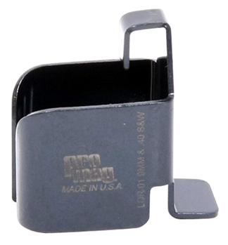 Promag 72804 ProMag LDR01 Pistol Mag Loader Double Stack Style made of Steel with Black Finis