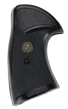 73002 Pachmayr 03267 Presentation Grip S&W K/L Frame Square Butt Checkered Blk Rubber