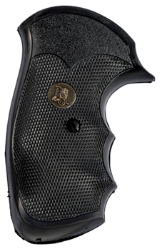 73011 Pachmayr 03249 Gripper Pistol Grip S&W J Frame Round Butt Black Rubber