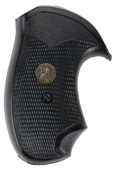 73014 Pachmayr 03252 Compact Pistol Grip S&W J Frame Round Butt Black Rubber