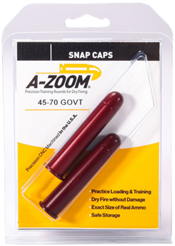 Pachmayr 73166 A-Zoom 12231 Rifle Snap Caps  45-70 Gov 2 PK