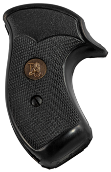 73237 Pachmayr 03254 Compact Pistol Grip S&W J Frame Round Butt Black Rubber