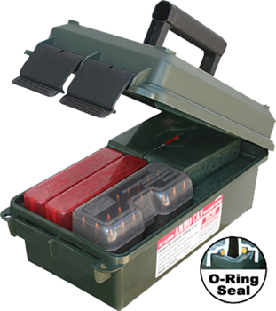 Mtm Molded Prod 74529 MTM Case-Gard AC30C-11 Ammo Can  Multi-Caliber Rifle/Handgun Forest Green Polypr