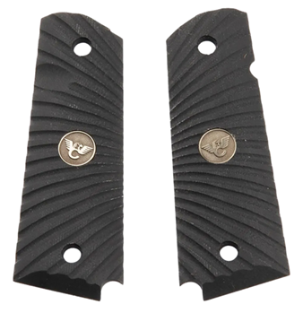 74719 Wilson Combat 351AAFS Grip Panels 1911 Starburst G-10 Black