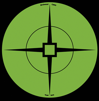 Birchwood Labor 74836 Birchwood Casey 33936 Target Spots 6" Green Crosshair Self-Adhesive 10 Pack