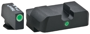 Ameriglo 75175 AmeriGlo GL101 i-Dot NS For Glock 17,19,22-24,26,27,33-35,38,39 Tritium F/R Gree