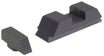 Ameriglo 75177 AmeriGlo GT504 Defoor Tactical Sight Set Black Front & Rear Black Frame for Most