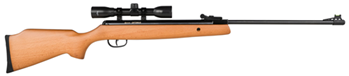 75250 Crosman CO1K77X Optimus Air Rifle Break Barrel .177 4x32mm Scope Hrdwod Stk Blk