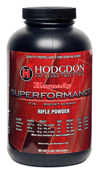 Hodgdon Powder 76118 Hodgdon HSP1 Superformance  Smokeless Rifle Powder 1 lb
