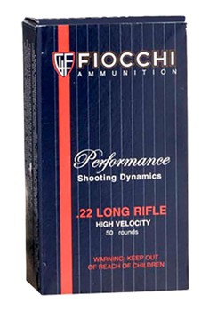 Fiocchi Ammunit 76614 Fiocchi 22FHVCRN Shooting Dynamics 22LR 40GR HV CPSP 50Bx/100Cs
