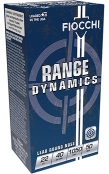 Fiocchi Ammunit 76616 Fiocchi 22FLRN Shooting Dynamics 22LR 40GR LRN 50Bx/100Cs