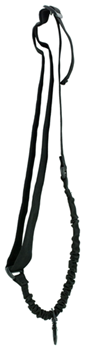 Aim Sports Inc 76809 Aim Sports AOPS One Point Sling made of Black Elastic Webbing with 25" OAL, 1.25