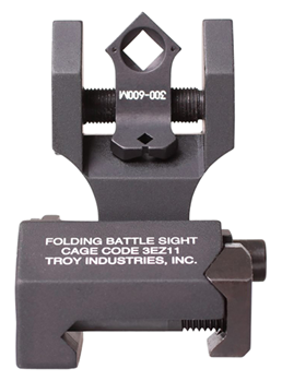 77142 Troy Ind SSIGFBSTTBT00 Dioptic Tritium BattleSight Rear Sight Folding Black for
