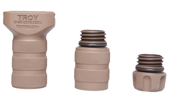 77173 Troy IndSGRITRGA0FT00 Modular Combat Combat Grip Aluminum FDE