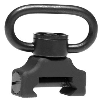 77184 Troy Ind SMOUPBS00BT00 QD360 Mount With Swivel Push Button Black Steel