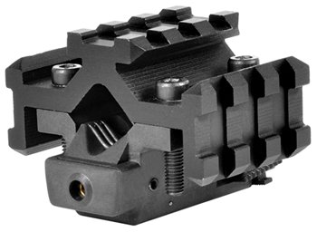 Ncstar / Vism 77220 NcStar ATRLS Red Laser  5mW with 635-655nM Wavelength, Black Finish & Tri-Rail U
