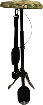 Mojo/hunt Wise 77919 Mojo Outdoors HW2203 Mud Seat  Black Steel/Plastic