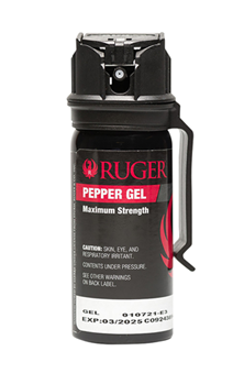Security Equip 7925 Sabre RUM60FTG Ruger Belt Clip OC Pepper 18 ft Range 1.80 oz