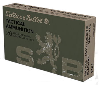 Magtech 7960 Sellier & Bellot 300BLKA Rifle  300 Blackout 124 gr Full Metal Jacket 20 Bx/ 50