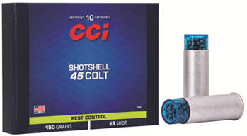 Cci/speer 79870 CCI 3746 45 Colt Shotshell 45 Colt (LC) #9 Shot 10 Bx/ 20
