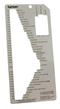 Lyman Products 80639 Lyman 7832215 E-Zee Case Length Gauge 1 All Over 70 Rifle/Pistol & Rifle Cases