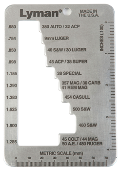 Lyman Products 80640 Lyman 7832217 E-Zee Case-Length Gauge Pistol, Revolver