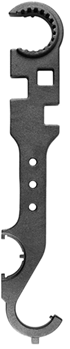 Aim Sports Inc 80817 Aim Sports PJTW3 Combo Wrench  Black Powder Coated Steel Metal Handle AR-15/M4/M