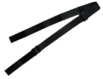 Grovtec Usa Inc 81284 Grovtec US Inc GTSL41 Utility Sling  made of Black Nylon with 48" OAL, 1.25" W &