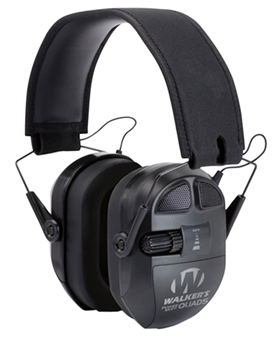 Gsm Outdoors 813 Walker's GWPXPMQB Ultimate Power Muff with Quad Microphones Polymer 26 dB Over t
