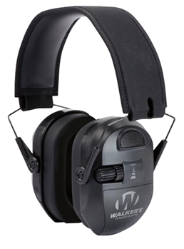 Gsm Outdoors 814 Walker's GWPXPMB Ultimate Power Muff Polymer 26 dB Over the Head Black Ear Cups