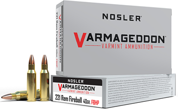 81554 Nosler 65120 Varmageddon  221 Rem Fireball 40 gr Flat Base Hollow Point (FBHP) 2