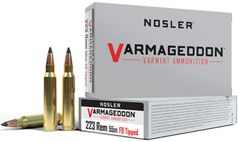81557 Nosler 65145 Varmageddon 223 Rem/5.56 NATO Flat Base Tip 55 GR 20Box/20Case