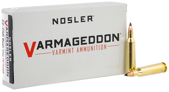81559 Nosler 65155 Varmageddon  22-250 Rem 55 gr Flat Base Tipped (FBT) 20 Bx/ 10 Cs