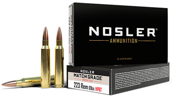 81569 Nosler 60023 Match Grade  223 Rem 69 gr Custom Competition 20 Bx/ 10 Cs