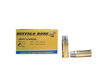 82117 Buffalo Bore Ammunition 14B20 Heavy Outdoorsman 44 S&W Spl 255 gr Hard Cast Semi
