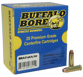 82324 Buffalo Bore Ammunition 8G Buffalo-Barnes Lead-Free 45-70 Gov 350 gr Barnes TSX