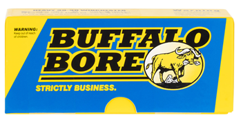8296 Buffalo Bore Ammunition 24L/20 Outdoorsman  9mm Luger +P 147 gr Hard Cast Flat N