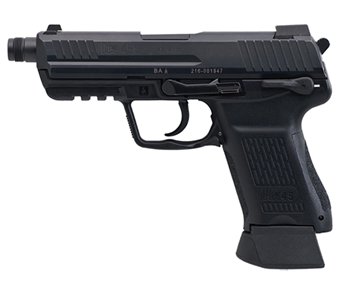 Heckler & Koch  HK 745037TA5 HK45CT Compact Tactical V7 LEM 45 ACP 4.57" 10+1 Black Black Synthe