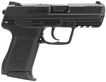 Heckler & Koch HK45C HK 745037A5 HK45 Compact Compact V7 LEM 45 ACP 3.94" 8+1 Black Black Synthetic G
