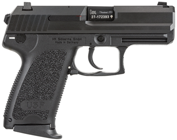 Heckler & Koch HK 709037A5 USP9C 9mm Luger 3.58" 10+1 Black Black Polymer Grip