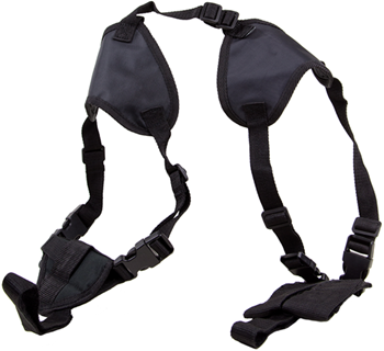 Bulldog Cases 83591 Bulldog WSHD20 Dlx Shoulder Harness w/Sz 20 Holster Black Nylon