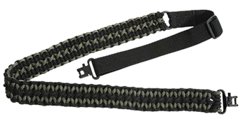 8431 Outdoor Connection PCS80569 Paracord Sling 1" W x 43" L Adjustable Black w/Green