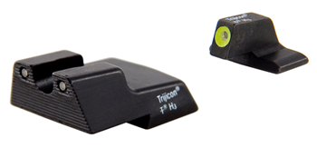 84569 Trijicon HK110Y Tritium HD H&K HK Green Front/Rear Yellow Front Outline