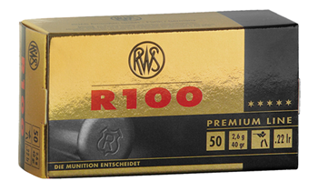 Walther 84758 RWS 2134195 Premium Line R 100 C-Class 22LR 40 GR 50 Rounds/Box