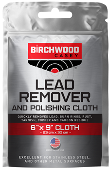 Birchwood Labor 85410 Birchwood Casey 31002 Lead Remover Polishing Cloth 9" x 12"