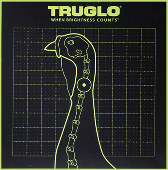 Truglo 85826 TruGlo TG12A6 Tru-See  Self-Adhesive Heavy Paper Black/Green Turkey Includes Pas