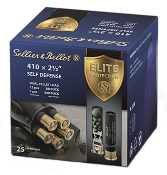 Magtech 86344 Sellier & Bellot SB410SDA Shotgun 410 Gauge 2.5" 15 Pellets 000 Buck Shot 25 Bx/