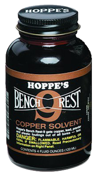 Hoppe's 87123 Hoppes BR904 Bench Rest 9 Copper Solvent 5 oz 10 Pack