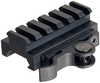Aimshot 88146 AimShot MT61172 Rail Mount  Black Anodized Quick Release Picatinny Rail 14mm Mou